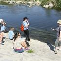California Naturalists have a class at the LA River.