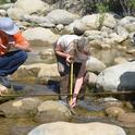 Ojai Valley Land Conservancy California Naturalists conduct a stream survey.