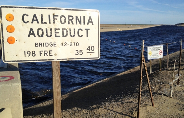 The California Aqueduct. Photo by Doug Parker.