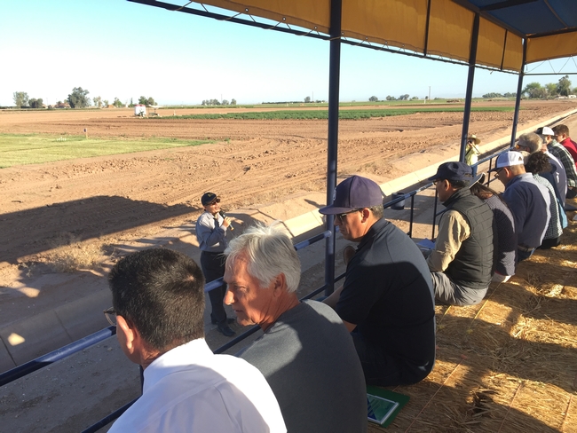 UCCE Irrigation Advisor Ali Montazar discussing subsurface irrigation in alfalfa