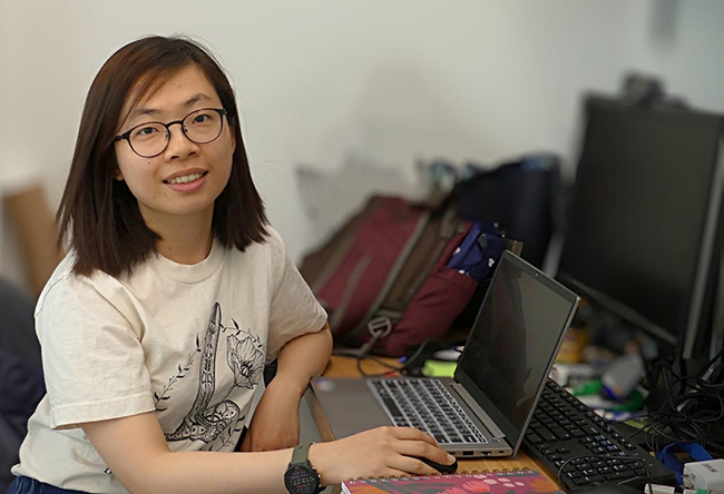 Doctoral student Ching-Jung Lin is the recipient of a  two-year, $32,000 Ministry of Education Taiwan Government Scholarship to Study Abroad (GSSA). (Photo by Pallavi Shakya)