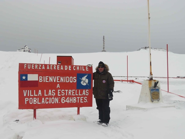 In Antarctica: Michael Parrella, professor and chair of the UC Davis Department of Entomology and Nematology.