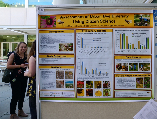 This is one of the posters displayed at the International Pollinator Conference. Titled 