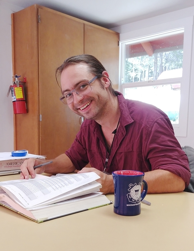 UC Davis doctoral candidate Brendon Boudinot edited a special collection of articles published Nov. 12 in the journal, Insect Systematics and Diversity. (Photo by Jill Oberski)