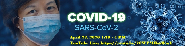 The UC Davis-based COVID-19 public awarenness project will take place at 1:30 p.m.,Thursday, April 23 via Zoom and YouTube.