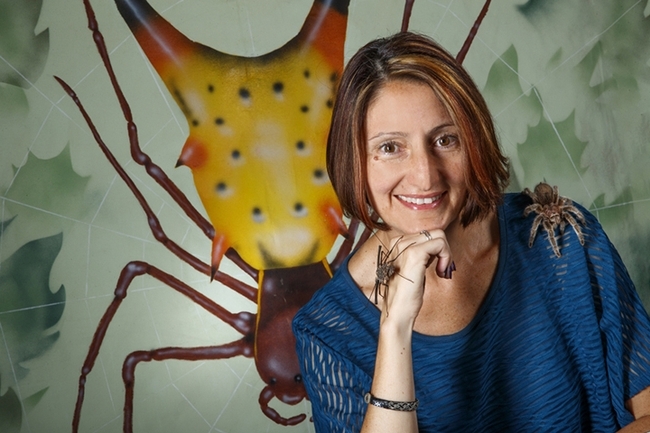 Professor Eileen Hebets of the School of Biological Sciences, University of Nebraska, Lincoln, is co-hosting the open house as part of a U.S. National Science Foundation grant, “Eight-Legged Encounters” that she developed as an outreach project to connect arachnologists with communities, especially youth.