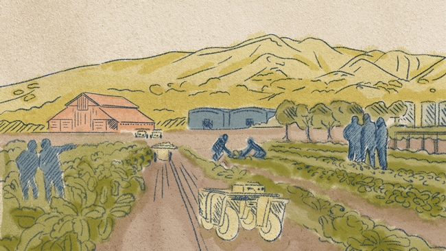 An artist's conception of Reservoir Farms