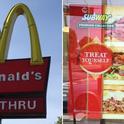 Customers don't eat much healthier at Subway than McDonalds, research says.