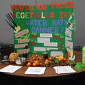 A food preservation display made by San Luis Obispo County UC Master Food Preserver Tami Reece.