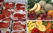 Meat, fruit and vegetables are staples in a Paleo diet.
