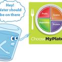 UC ANR's Nutrition Policy Insitute is calling for the USDA to add water to MyPlate.