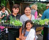 The La Mesa Verde program in San Jose helps low-income families to establish their own vegetable gardens