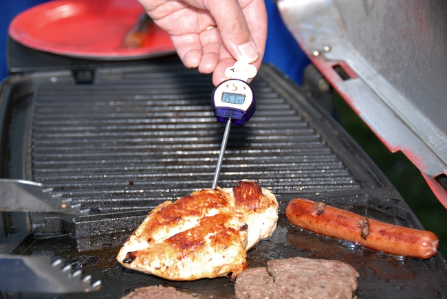 It's barbecue season! Remember food safety. (Photo: USDA)