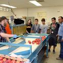Students learn about post-harvest research at the Kearney Agricultural Research and Extension Center.