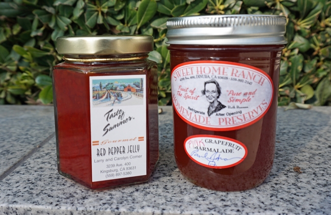 Farmer Paul Buxman says his Sweet Home Ranch jam (right) is so addictive, it's 'barely legal.'