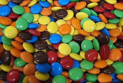 16 M&Ms fulfill a child's limit of 
