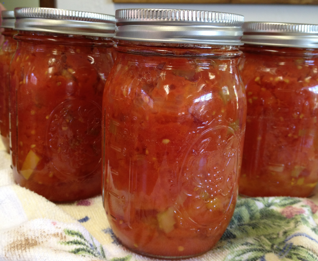 Canned crushed tomatoes