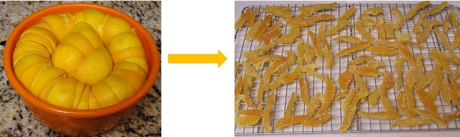 Turn lemon rinds into a sweet treat of candied rinds. Photos by Dennis Miller
