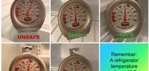 Refrigerator temperature ranges: what's safe and what's not safe? for Food Blog Blog