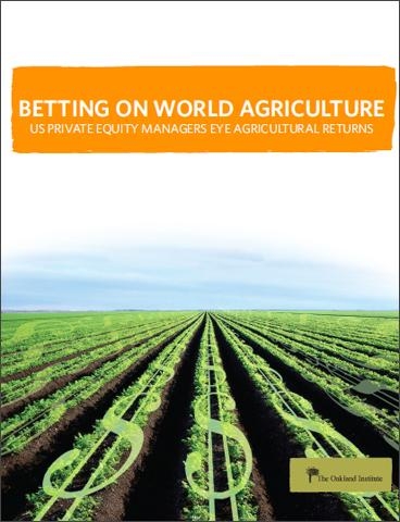 Betting on world ag-cover