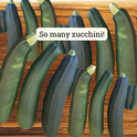 So many zucchinis