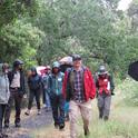 UC ANR Forestry Advisor Mike Jones leads participants in a field class on oak woodland ecosystems. Credit: G.Dean..