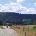 View of Weaverville Community Forest from California Route 3