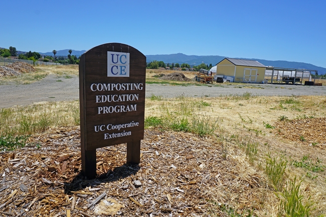 The UC Cooperative Extension Compost Education Program facility at Martial Cottle Park in San Jose.