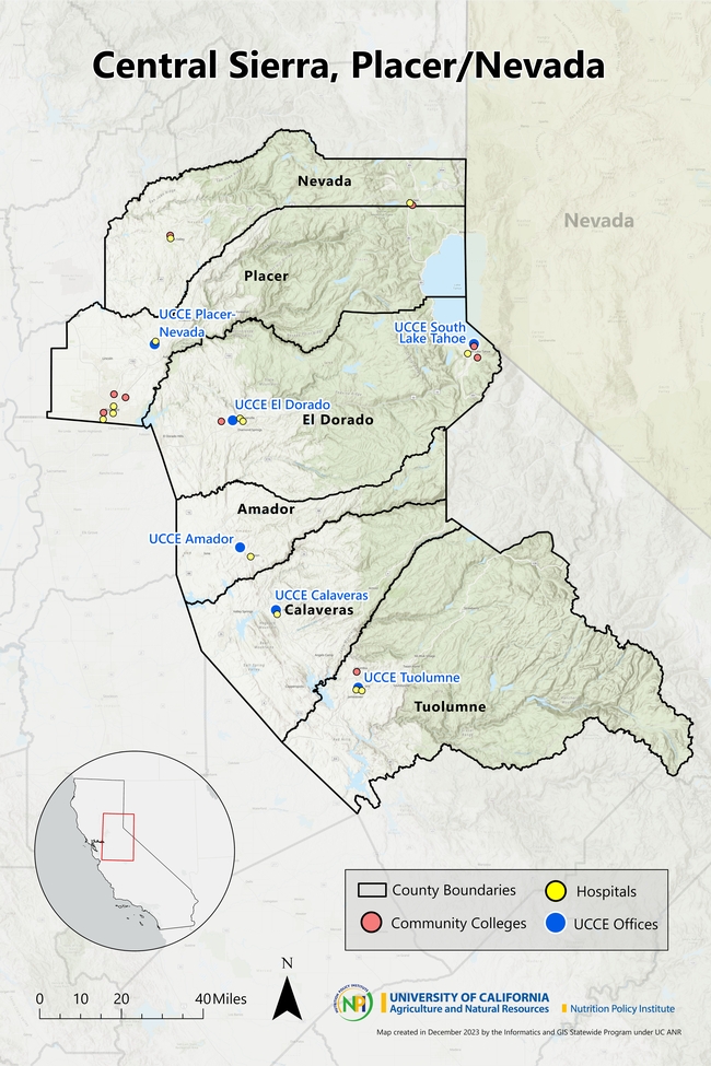 Placer & Nevada Counties, Sierra Nevada