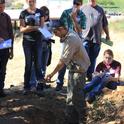 Students learn about the impact of soil on rangeland health and productivity