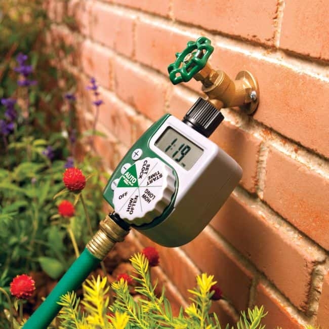 Timer for DIY drip irrigation or soaker  hose. (gardenoid.com)