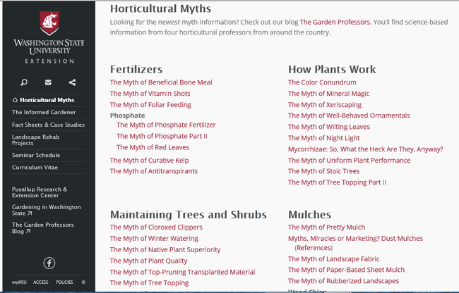 Blog, Linda Chalker-Scott Horticultural Myths (pinterest.com)