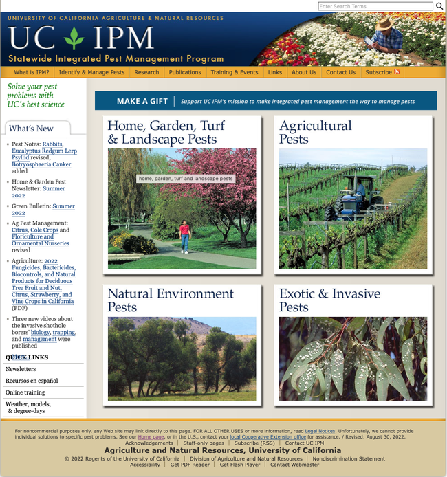 UC IPM Home Page (ipm.ucanr.edu)