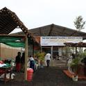Decorating for the launch of the new Postharvest Training & Services Center in Tanzania.