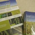 Poster and pamphlet for weedy rice identificaiton in California