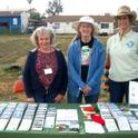 Corona area gold miner Cindy Peterson and volunteers at an area event