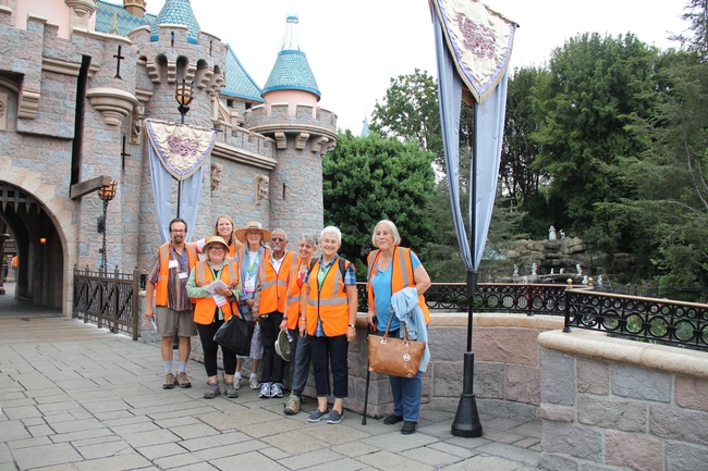 Active UC Master Gardener volunteers with more than 5,000 volunteer hours were invited to a behind-the-scenes tour at Disneyland, hosted by the horticulture team at Disneyland Resort. ©UC Regents / Melissa Womack