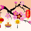 Designed by Dr. Surendra K. Dara, the above image is intended to represent UC ANR Asian Pacific heritage, the cherry branch is our role in food production and natural resources, the lanterns signify outreach. The cherry blossoms represent spring, new life, and vibrancy. Lanterns from various Asian cultures symbolize light, and light is knowledge, wisdom, and education. The shapes and colors are different, but they serve the same purpose.