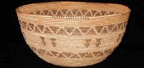 Deergrass coiled basket by the Yokut People, © California Baskets for UC Master Gardener Program Statewide Blog Blog