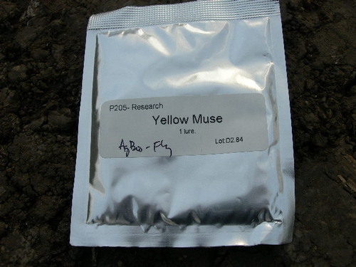 Packet of Yellow Muse fly bait