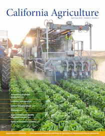 California Agriculture magazine cover