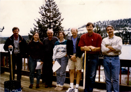 UC agronomy experts at Donner Lake