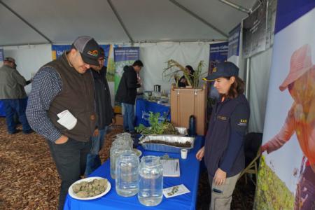 Joy Hollingsworth teaches farmer