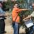 Experimental olive harvest: Bill, Sergio and Uriel collect hand-harvested samples