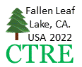 CTRE logo for 2022 meeting shows fallen leaf lake, Ca. location