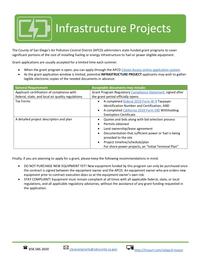 Infrastructure Grant Requirements copy