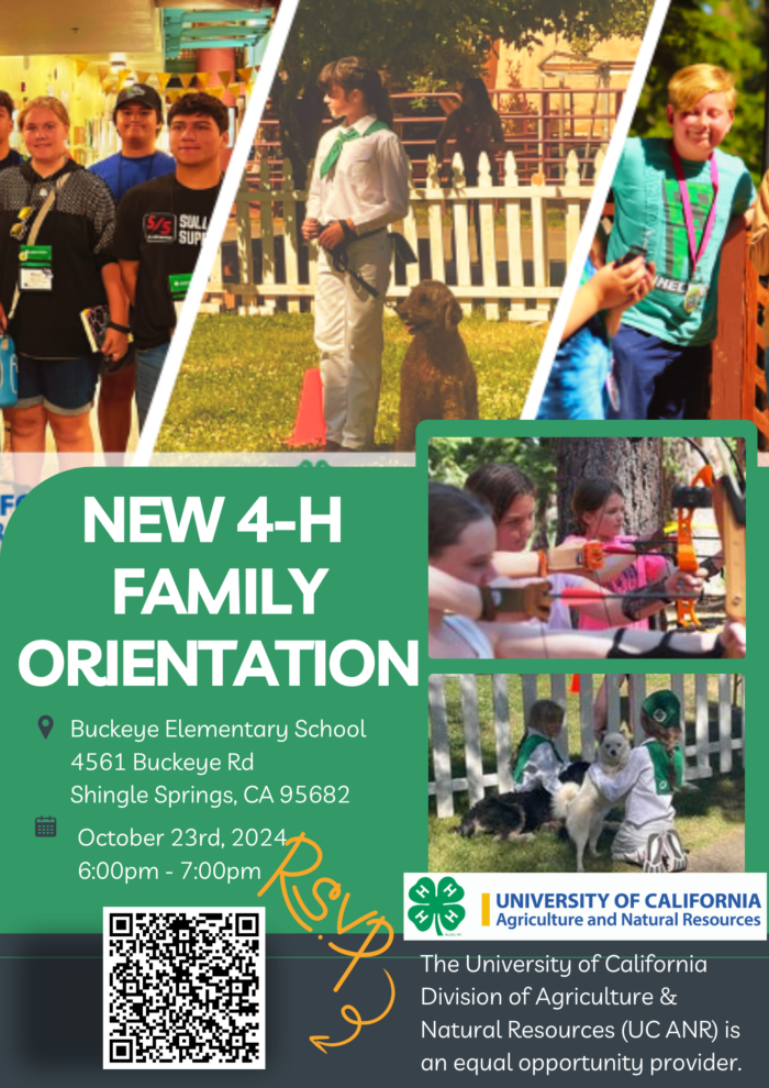 New 4-H Family Orientation