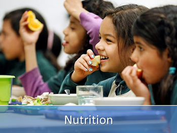 Children eating healthy snacks.
