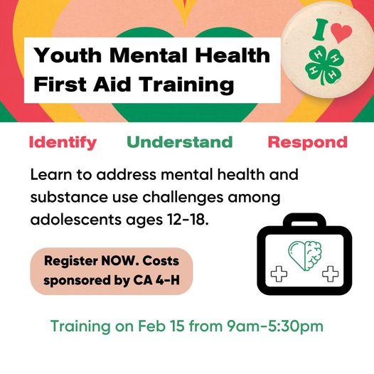 Identify, Understand, Respond. Learn to address mental health and substance use challenges among adolescents ages 12-18.