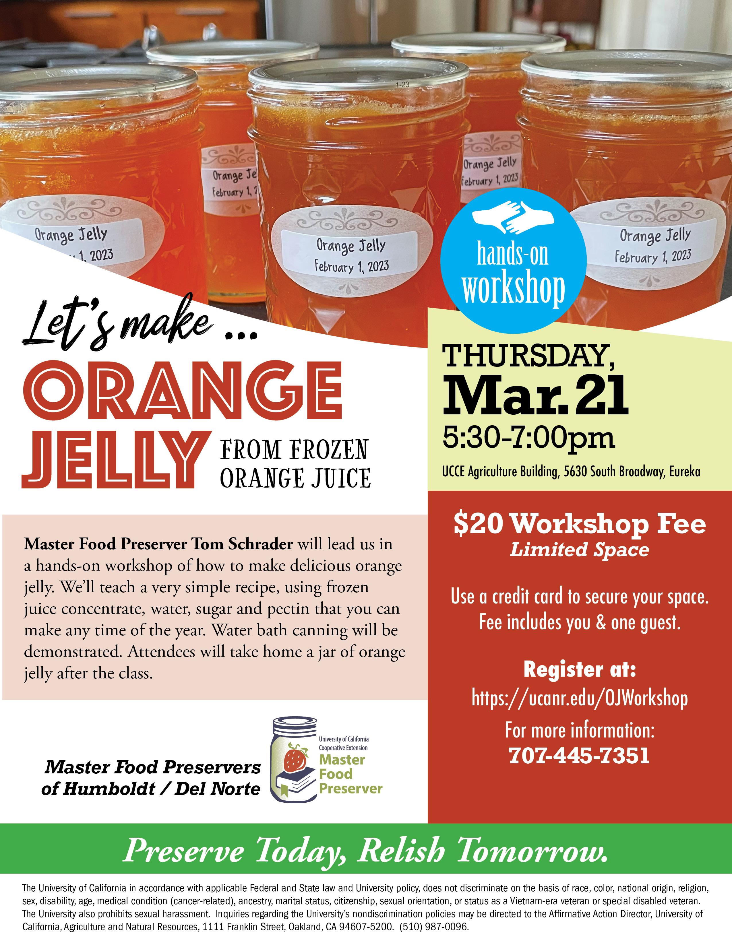 Orange Jelly Workshop